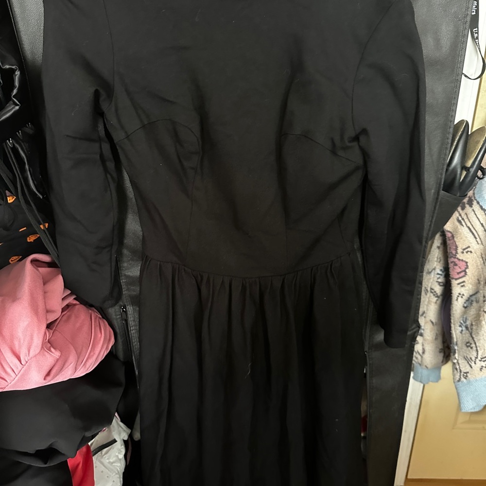 Classic Black Bad Gal Swing Dress